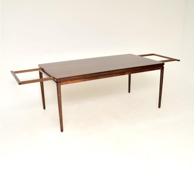 Mid-Century Modern Vintage Danish Extending Dining Table from Johannes Andersen, 1960s For Sale - Image 3 of 16