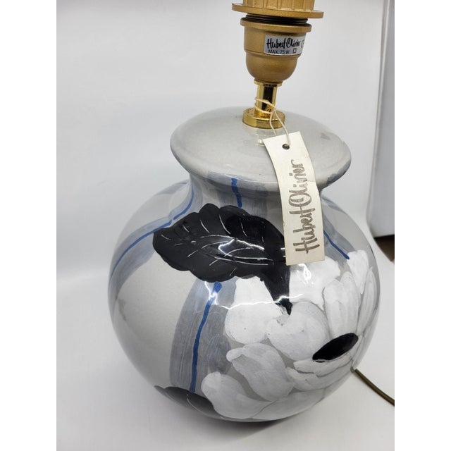 French Ceramic Lamp by Hubert Olivier, 1980s For Sale - Image 11 of 12