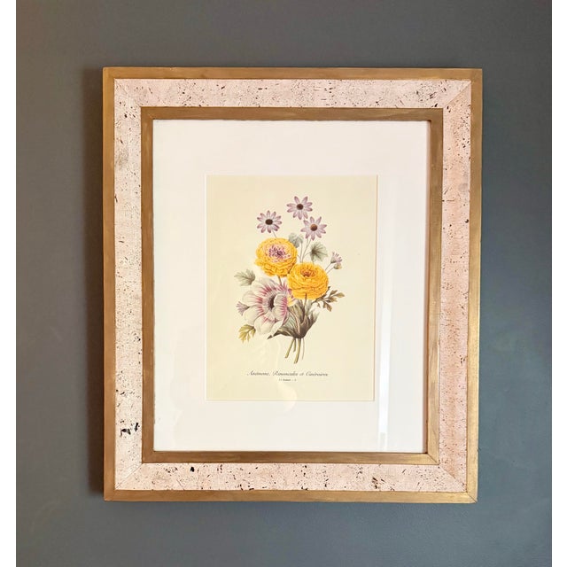 Realism Late 20th Century Pierre-Joseph Redouté Floral Botanical Print of Anémone, Renoncules Cinéraires For Sale - Image 3 of 12