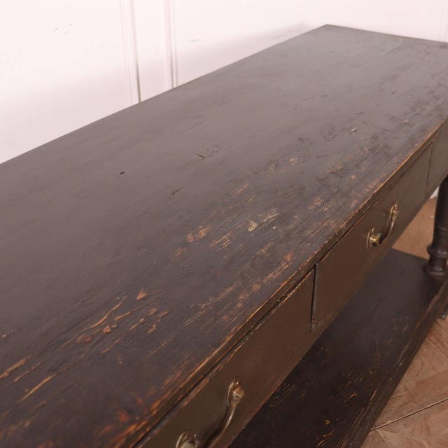 English Painted Potboard Dresser Base For Sale - Image 10 of 13