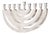 Postmodern Silver Plate Balancing Menorah For Sale