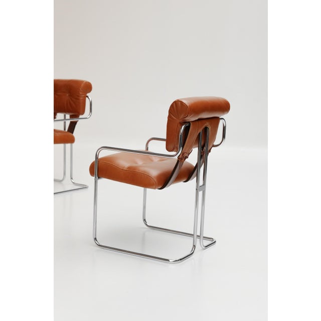 Modern Tucroma Chairs by Guido Faleschini for I4 Mariani, 1970s, Set of 4 For Sale - Image 3 of 15