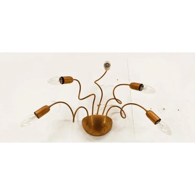 Adjustable Wall Light in Brass For Sale - Image 4 of 11