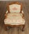 Mid 20th Century Italian Rococo Style Custom Upholstered Carved Walnut Armchair For Sale - Image 5 of 12