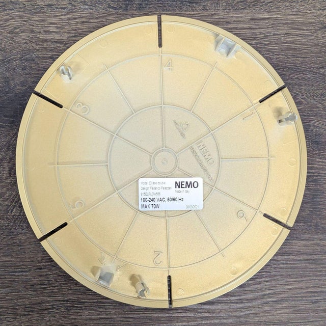 Nemo Lighting Modern Nemo Lighting Ellisse Double Modern Suspension Light Fixture For Sale - Image 4 of 11