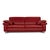 Leather Three-Seater Red Sofa from Willi Schillig For Sale - Image 11 of 11