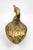 Hollywood Regency Gilt Metal Duck-Shaped Ice Bucket with Hinged Lid and White Lacquered Compartment by Mauro Manetti, 1970s For Sale - Image 9 of 18