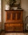 An impressive early 19th-century American butler’s secretary desk distinguished by a beautifully fitted interior with...