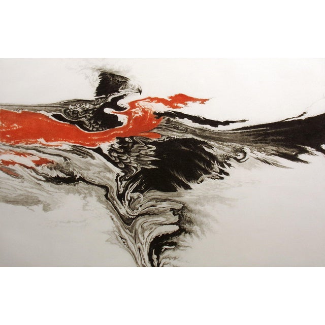 "War Eagle" by Robert Katona Hand Signed, Titled and Numbered by the artist in pencil Unframed Limited Edition Etching Art...