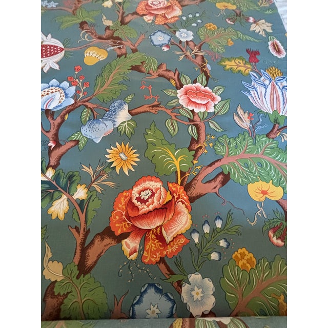 6 yards of gorgeous fabric from G. P. & J. Baker entitled “Pondichery Domoflore Impression à la Maison” 31” repeat