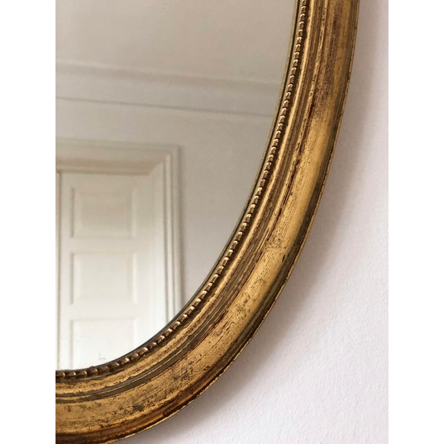 Vintage Giltwood Full-Length Mirror by Deknudt – Belgium, 1970s For Sale - Image 4 of 11