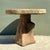 Mid-Century Modern Vintage Patinated Faux Bois Concrete Table For Sale - Image 3 of 12