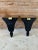 Gold Pair of Maitland-Smith Gilt Wall Brackets Shelves, Philippines For Sale - Image 8 of 11