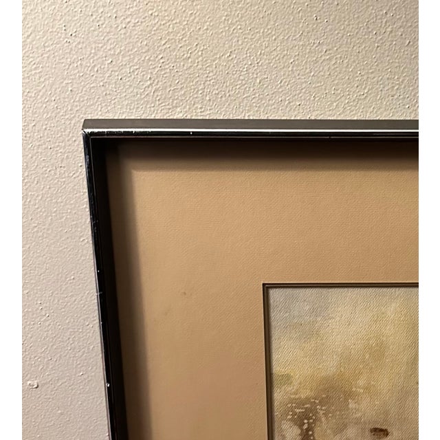 1974 Watercolor “Flows of Tenojoki River 2” by Osvald Timmas For Sale In Seattle - Image 6 of 7