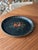 This beautiful antique toleware tray features a hand-painted floral centerpiece on a black background framed in a dainty...