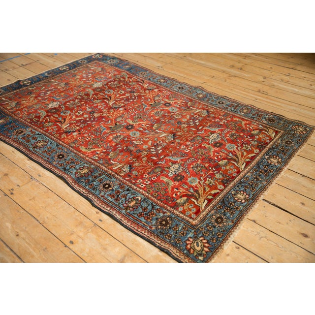 1920s Antique Persian Farahan Sarouk Forest Wool Rug For Sale - Image 10 of 14