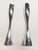 American Vintage Nombe Smith Celentano Pewter Candle Holders Set/2 For Sale - Image 3 of 4