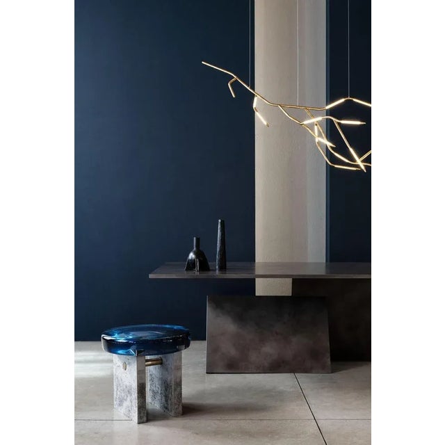 Blue Golia Stool by Dear & Aurel For Sale - Image 8 of 11