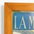 Modern Mid 20th Century France Modern Blue Wood Poster For Sale - Image 3 of 15
