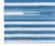Handmade Cotton Natural Vegetable Dyed Area Rug, Sky Blue and White Striped Dhurrie-5'x7' For Sale - Image 10 of 12