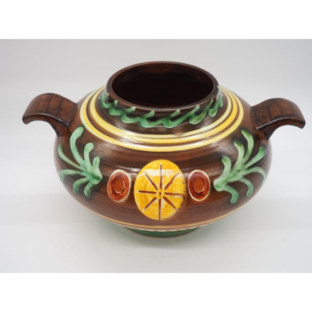 Mid-Century Modern Swedish Ceramic Vases by Harald Östergren for Upsala Ekeby, Sweden, 1940s, Set of 2 For Sale - Image 3 of 13