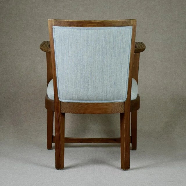 Set of Swedish Armchairs in Pine, 1910s For Sale - Image 6 of 12