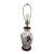 Vintage Tobacco Leaf Ginger Jar Lamp For Sale