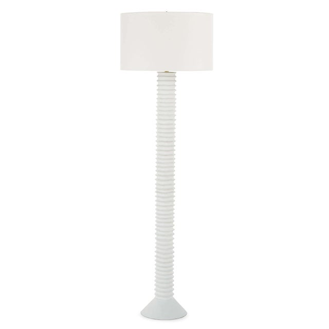 Not Yet Made - Made To Order Regina Andrew Nabu Metal Floor Lamp White For Sale - Image 5 of 5