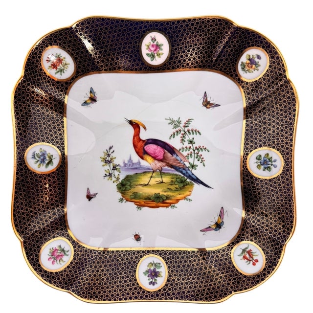 English Early 20th Century Gilded Grandeur: Copeland Spode "Exotic Bird" Plates From Thomas Goode & Co., London - Set of 4 For Sale - Image 3 of 13