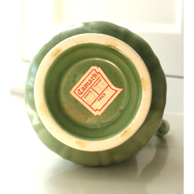 Mid 20th Century Mid-Century Figural "Camark" Pottery Milk Creamer Pitcher For Sale - Image 5 of 5