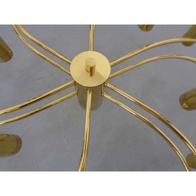 Large Golden Ceiling Light from Cosack, Germany, 1970s For Sale - Image 18 of 18