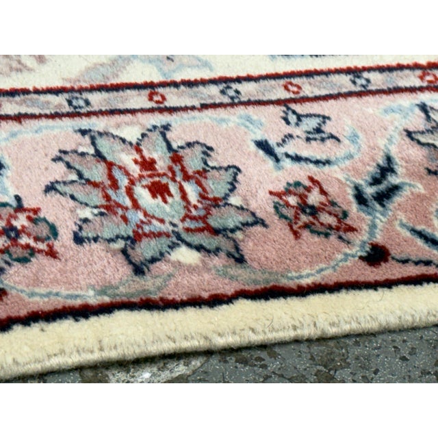 Late 20th Century 2ft 6 in X 13ft 6 in Persian Style Floral Wool Runner Rug For Sale - Image 5 of 12