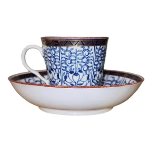 1795 Royal Worcester Dr. Wall Period Teacup and Saucer Set