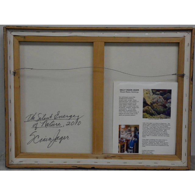 Modern Silent Energy of Nature Mixed-Media by Sally Crain-Jager For Sale - Image 4 of 8