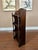 Petite Antique English Bookcase Bookshelf Barley Twist Tiger Oak Display C1920 For Sale - Image 16 of 18