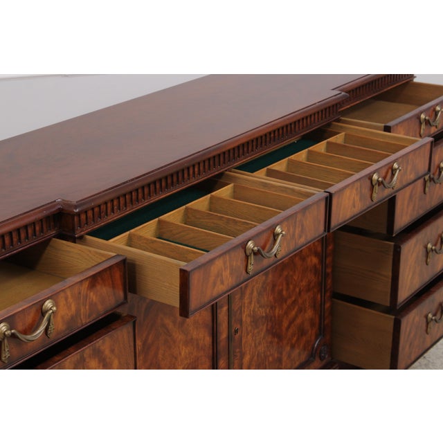 2010s Theodore Alexander Althorp Collection Large Mahogany Credenza For Sale - Image 5 of 18
