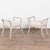 White Pair, 20th Century White Swedish Gustavian Style Tabouret Stools For Sale - Image 8 of 8