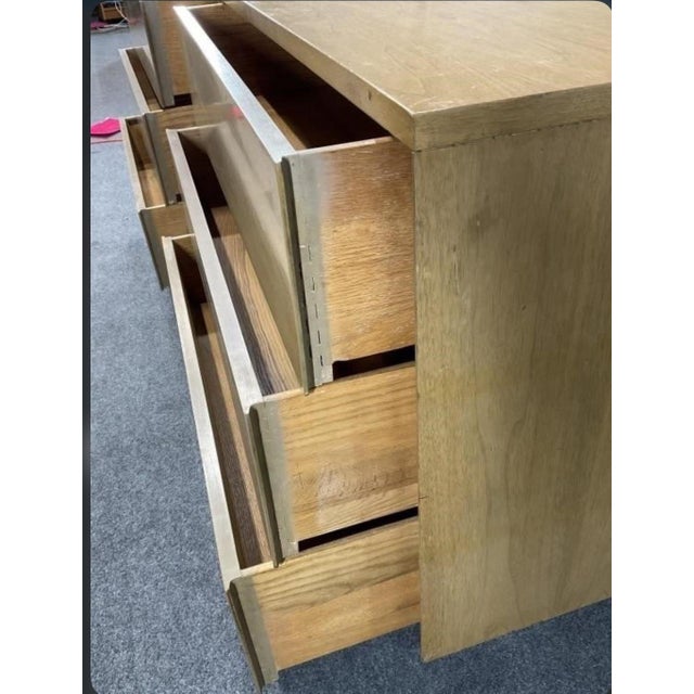 Mid 20th Century Pair of Mid-Century John Stuart 3-Drawer Chests For Sale - Image 5 of 6