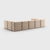 Contemporary Curt Modular Set Flexible U-Sofa from Ambivalenz, Set of 15 For Sale - Image 3 of 5