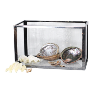 Rare Chrome Vintage Aquarium - Fish Tank - Terrarium