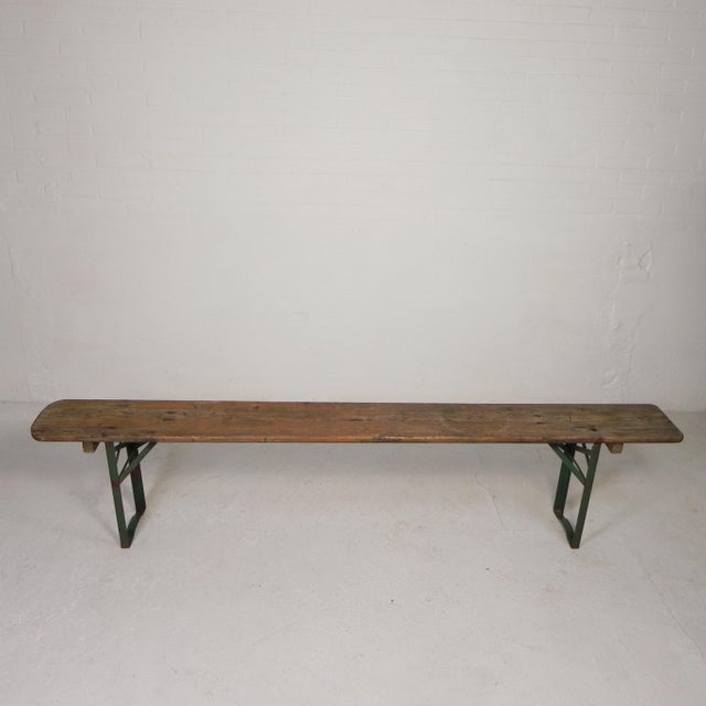 Folding Patio Bench, 1960s For Sale - Image 4 of 18