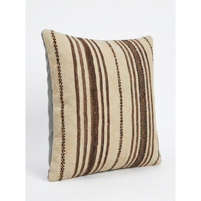 This beautiful 31'' x 31'' hand-woven Kilim pillow cover was made from an authentic Turkish kilim. The traditional flat-...