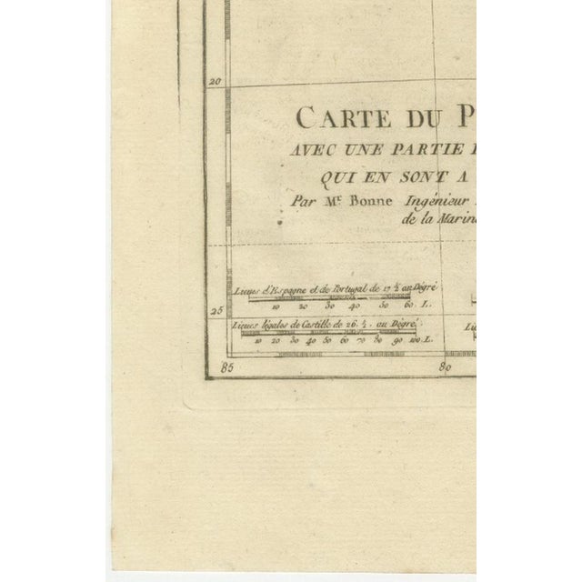 Peru and Upper Amazon Enlightenment Map by Rigobert Bonne, 1780s For Sale - Image 9 of 12