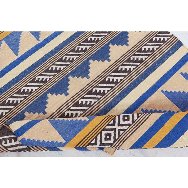 Modern Modern Indian Dhurrie Rug by Doris Leslie Blau For Sale - Image 3 of 8