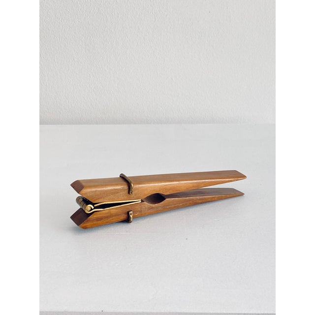 Vintage Nutcracker in Brass and Wood, 1960s For Sale - Image 15 of 15