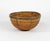 Midcentury beautiful decorative bowl in curved rattan, wicker and brass in the style of Vivai Del Sud. Vivai del sud,...