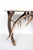 Interesting table made of solid oak in combination with a deer antler base. The top is patinated with old-white brushed...