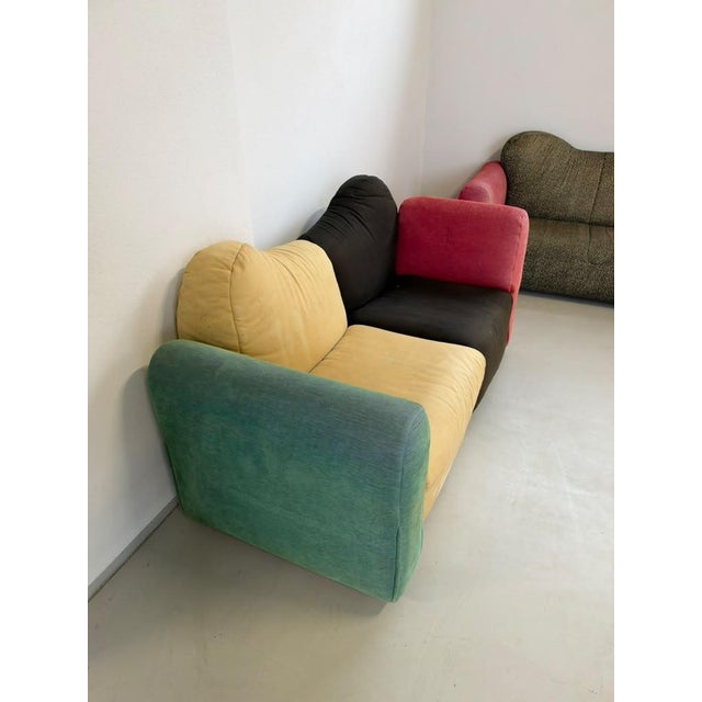 Red Cannaregio Modular Sofa by Gaetano Pesce for Cassina, 1980s, Set of 6 For Sale - Image 8 of 9