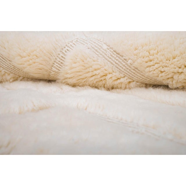 Contemporary Hand-Knotted Wool Rug by Azele Studio For Sale - Image 3 of 12