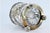 Silver Bonbon Box with a Cut Glass Core and Relief with Flowers and Plant Motifs and Supported by Three Round Feet. For Sale - Image 4 of 10